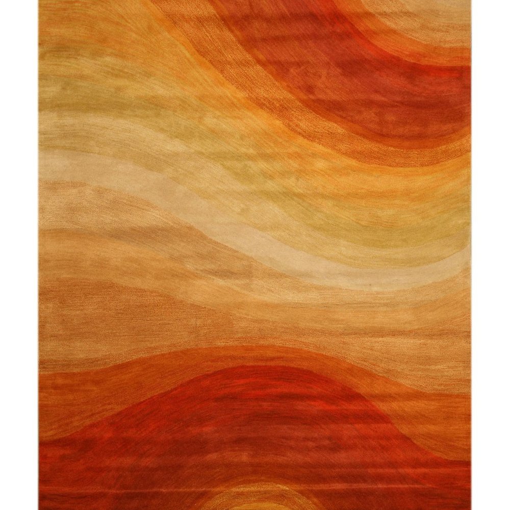 Desert Mirage Hand-Tufted Wool Rug